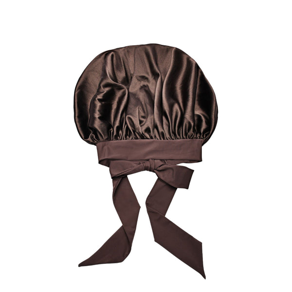 Bonnet à nouer en satin multi-usage